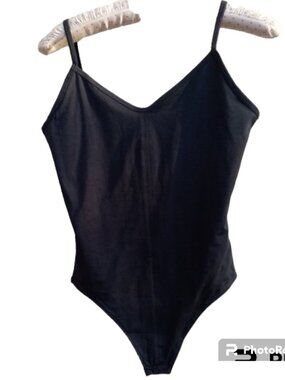 Everlane bodysuit cami black sz S NEW (E26)